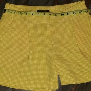 Ann taylor yellow shorts